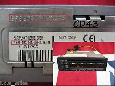 Usado, BMW BUSINESS BLAUPUNKT ROVER CD23 CD43 RÁDIO CD PLAYER DECODIFICAÇÃO CÓDIGO SERVIÇO 25 45 comprar usado  Enviando para Brazil