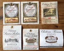 étiquettes margaux chateau d'occasion  Saint-Étienne-au-Mont