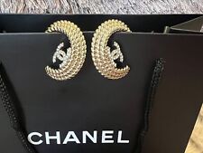 Auth.chanel logo hoop for sale  Chicago