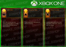 Diablo 3 Cosméticos Xbox One - - Novo 3 Asas-Prateleira, usado comprar usado  Enviando para Brazil