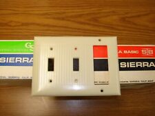  Sierraplex Biplex Triplex Vintage Interruptor Tomada Tampa Placa 3 Gang Sierra Marfim comprar usado  Enviando para Brazil