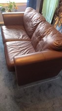 Brown leather sofa for sale Brown leather sofa for sale  GLASGOW