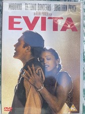 Evita dvd madonna for sale  BIRMINGHAM