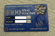 Naked wines 100 for sale  Redding