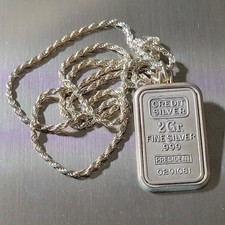 Antigo Crédito Prata Presidente 2 Gramas Pingente de Barra de Prata Fina 20" SS Colar de Corda comprar usado Antigo Crédito Prata Presidente 2 Gramas Pingente de Barra de Prata Fina 20" SS Colar de Corda comprar usado  Enviando para Brazil