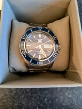 Seiko snzh53k1 blue for sale  RUNCORN