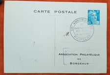 FRANCE ENTIER POSTAL repiqué Yvert 810 CP congrès national BORDEAUX1951.PAUILLAC comprar usado  Enviando para Brazil