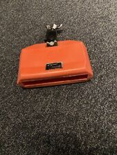 Red plastic cowbell for sale  WORTHING