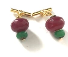 Vintage ruby emerald for sale  WEMBLEY