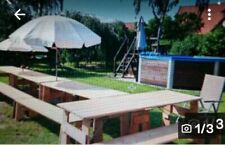Sitzgarnitur gartenmöbel holz gebraucht kaufen  Neustadt am Rübenberge