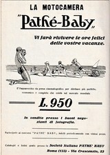 Pubblicita 1930 motocamera usato  Biella