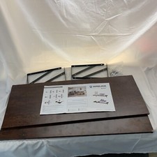 Prateleira de parede SuperJare 31,4x11,8 conjunto de 2 madeira rústica caixa aberta pequenos danos  comprar usado  Enviando para Brazil