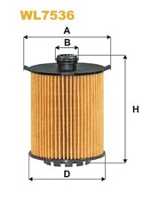 Wl7536 filtro olio usato  Italia