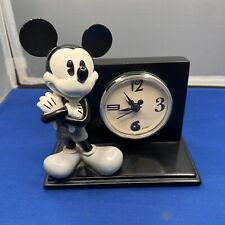 Reloj de Mesa Mickey Mouse con Alarma Blanco y Negro Figura Clásica Anillo Disney  segunda mano  Embacar hacia Argentina