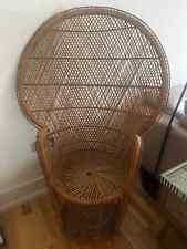 Vintage peacock chair for sale  BRENTFORD