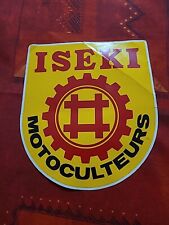 Autocollant iseki motoculteur d'occasion  Reims