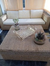 Wicker large seater for sale  MANSFIELD