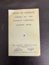 Lionel blue instruction for sale  Lake Ozark