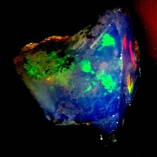 Opala etíope natural áspera com espécime colorido multifogo 07,80 ct., usado comprar usado  Enviando para Brazil