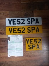 Vespa private plate for sale  DEWSBURY