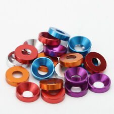 Junta de arandela de cabeza avellanada de aleación de aluminio M5,6,8 color de arandela de tornillo anodizado segunda mano  Embacar hacia Mexico