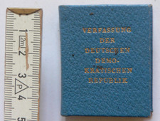 Minibuch ddr verfassung gebraucht kaufen  Leipzig