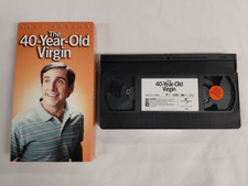 The 40 Year Old Virgin VHS Tape 2005 Rare Late Release Black Reels Ex-Rental comprar usado  Enviando para Brazil
