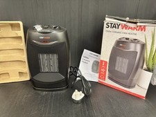 Black electric heater for sale  CHESTERFIELD