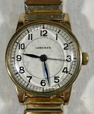 Usado, Reloj Longines Vintage Años 40 12L Redondo 32mm Estilo Piloto Lleno Oro 10K Funcionando segunda mano  Embacar hacia Argentina