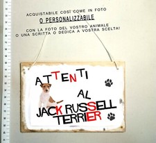 Targa attenti cane usato  Italia
