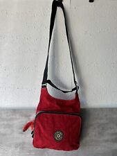 Bolsa carteiro vintage Kipling transporte privado John Monkey vermelha com bolsa para moedas comprar usado  Enviando para Brazil