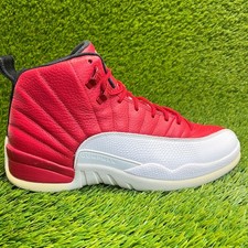 Tênis Nike Air Jordan 12 retrô masculino tamanho 9 vermelho branco couro atlético comprar usado  Enviando para Brazil