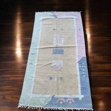 Vintage handmade flatweave for sale  LIVERPOOL