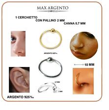 Orecchino piercing cerchio usato  Massa di Somma