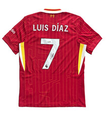 Camiseta Nike Liverpool 2024/25 assinada por Luis Diaz Beckett BAS Witnessed comprar usado  Enviando para Brazil