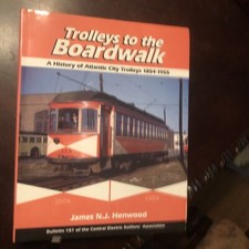 Trolleys to the Boardwalk: A History of Atlantic City Trolleys 1854-1955 B-151, usado comprar usado  Enviando para Brazil