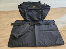 Bolsa de fraldas PRADA preta grande - Bolsa para troca de bebê - Bolsa para fraldas comprar usado  Enviando para Brazil