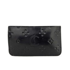 Carteira Christian Louboutin com logotipo em relevo couro preta/6BF0210 comprar usado  Enviando para Brazil