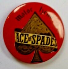 Motorhead  Ace of Spades 1970s/80s Original Pin Badge English Rock Band, usado comprar usado  Enviando para Brazil