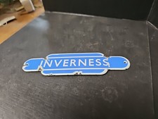 Inverness railway sign for sale  BURTON-ON-TRENT