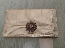 Nova Bolsa de Noite Bolsa de Embreagem Dourada Carteira Bolsa de Maquiagem com Sotaque de Joia comprar usado  Enviando para Brazil