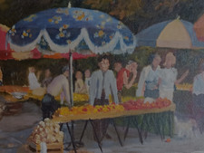 Farmer market painting for sale  Milwaukee
