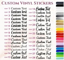 Personalised name vinyl for sale  UK