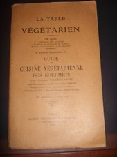 Table végétarien guide d'occasion  Sauve