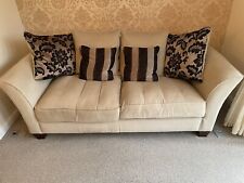 Seater sofa cream for sale  KEIGHLEY