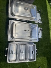 Chafing dishes electric for sale  LONDON