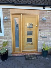 Wooden front door for sale  LUTON