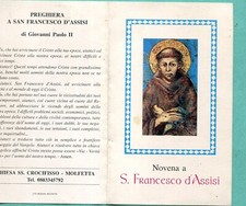 Novena francesco assisi usato  Italia