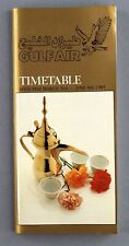 Gulf air timetable for sale  BRIGHTON