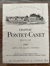 Château pontet canet d'occasion  Expédié en Belgium